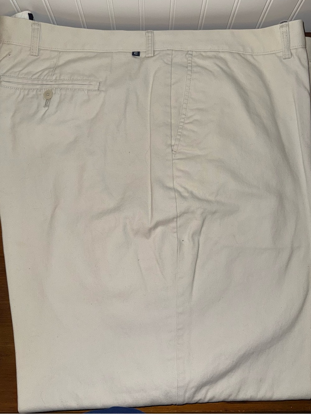 Chaps Men's Cream Chino Pants 58x34